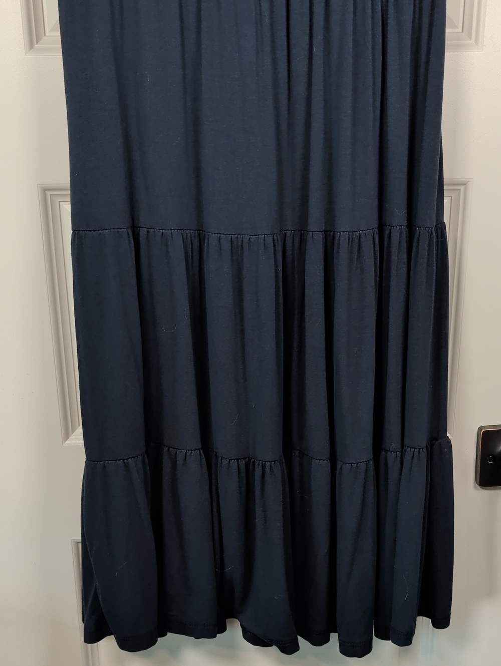 Italian Style Navy Crewneck Tee Dress - Picture 7 of 9